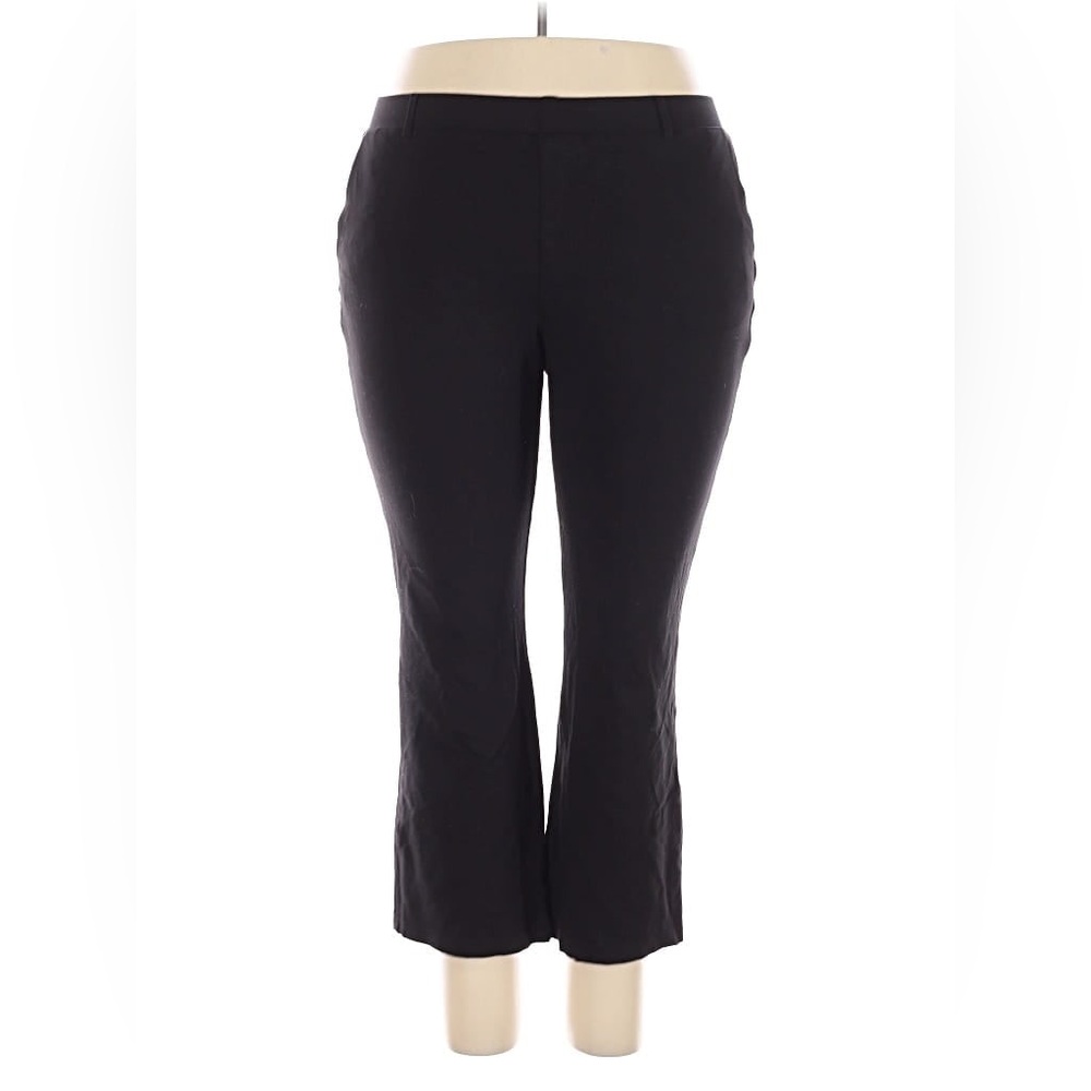 Mary Crafts Pull-on Cropped Flare Work Pants